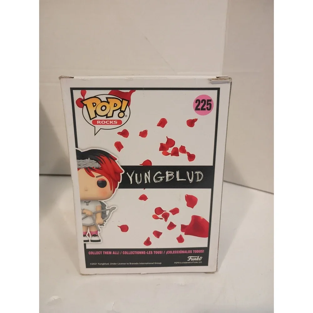 Funko Pop Rocks Yungblud 225 Vinyl Figure Red Hair Barbed Wire Headband